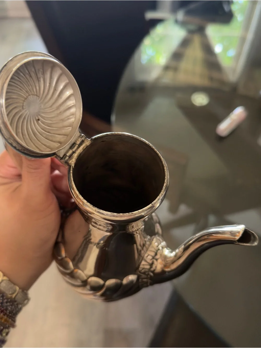 Antique Wilcox Silver Plate Tea Coffee pot